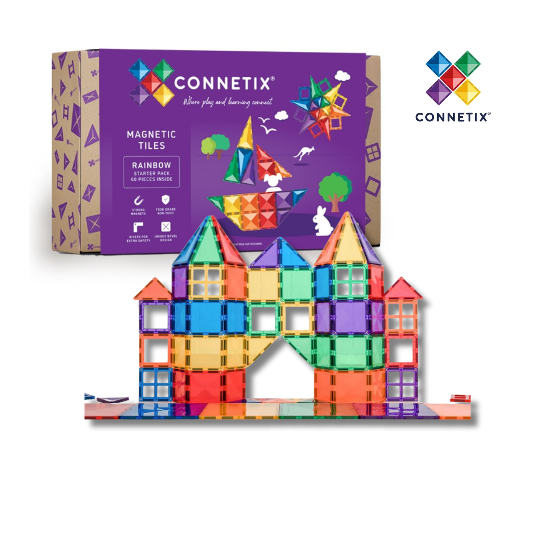 Tribu Box „Connetix" – 36+ Monate – Magnetisch bauen, grenzenlos gestalten