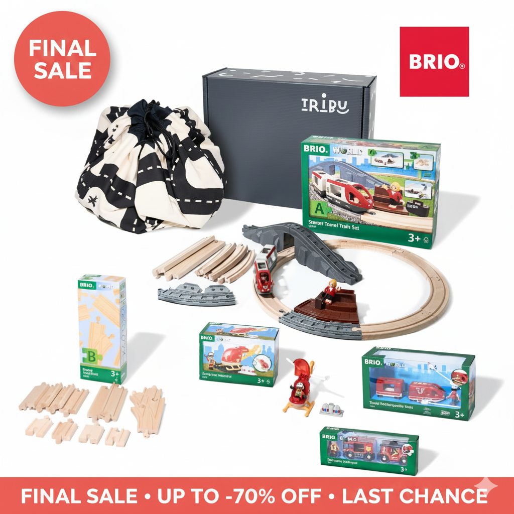 Tribu Box „BRIO“ – 36+ Monate – Bauen, Fahren, Geschichten erleben